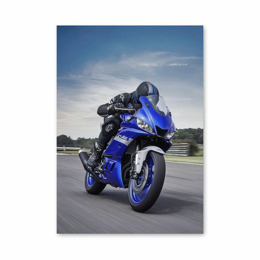 Poster Yamaha Bleue