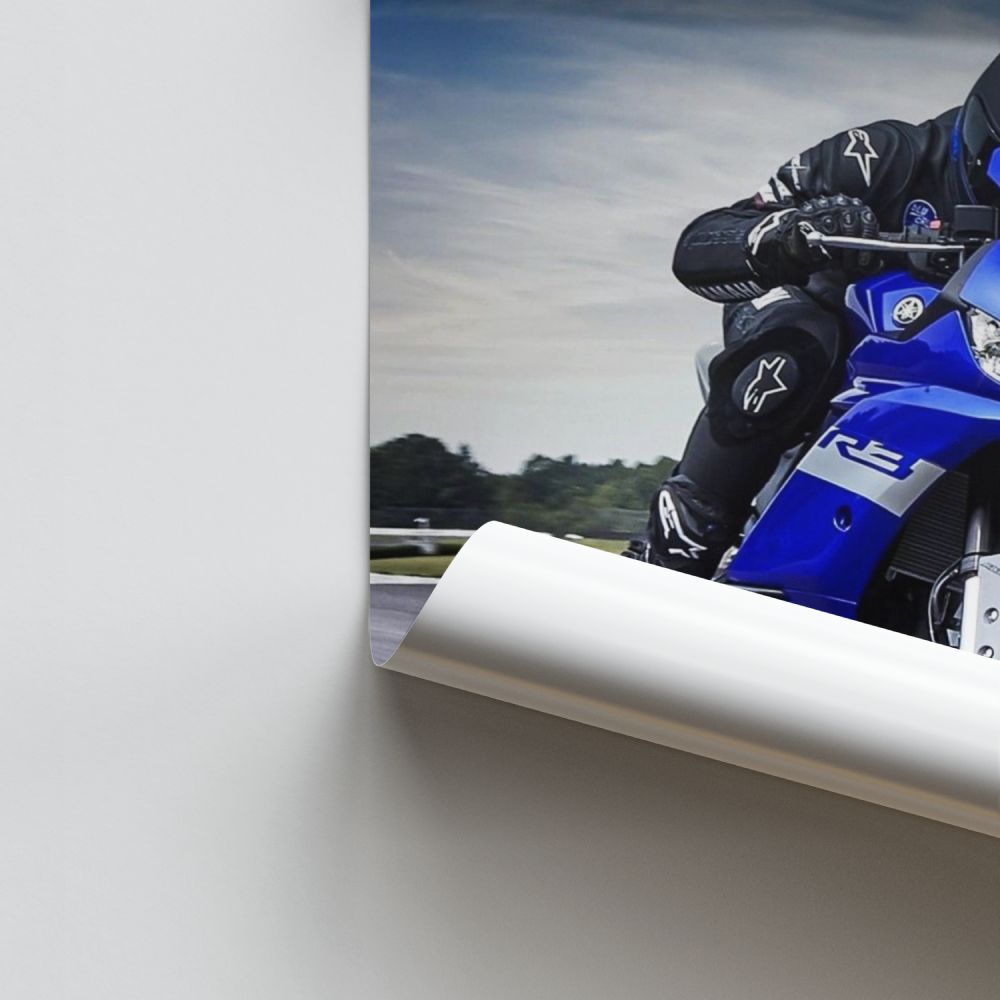 Poster Yamaha Bleue