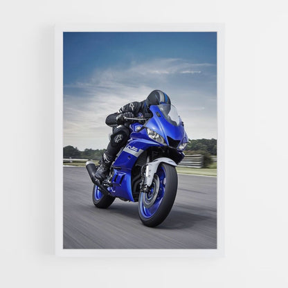 Poster Yamaha Bleue