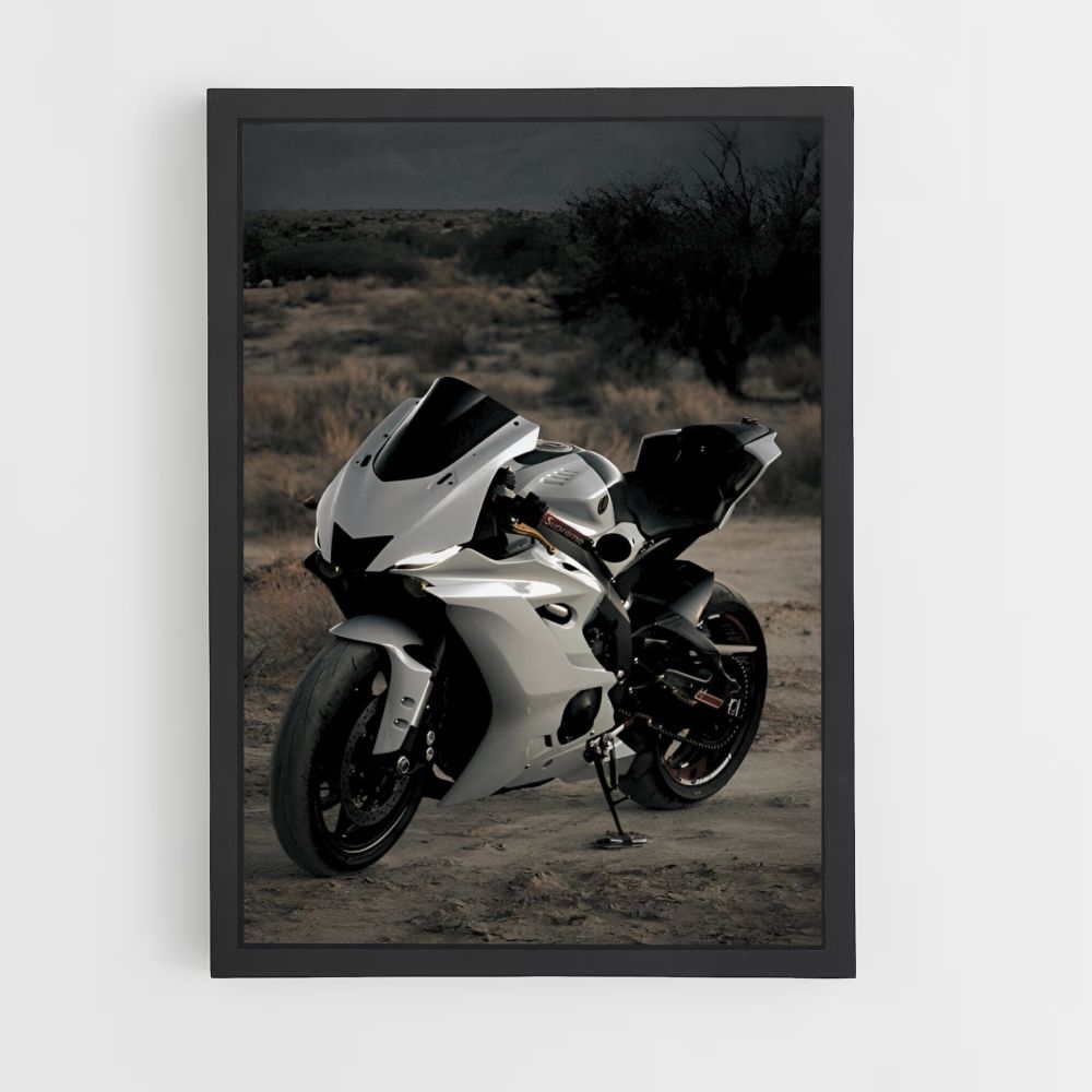 Poster Yamaha Blanche