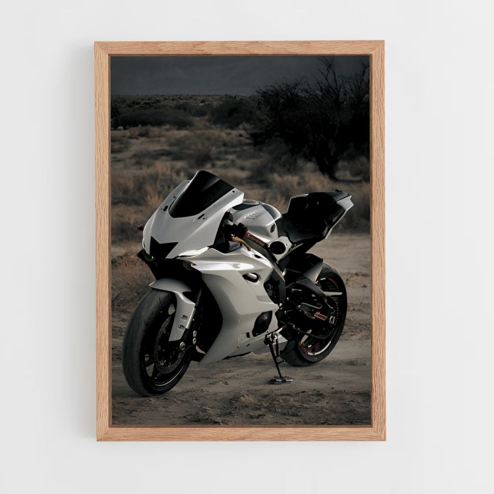 Poster Yamaha Blanche