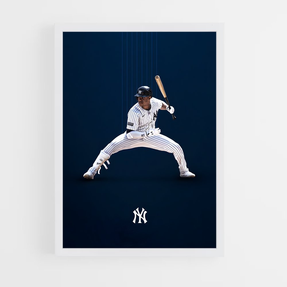 yankees-2 cadre Blanc