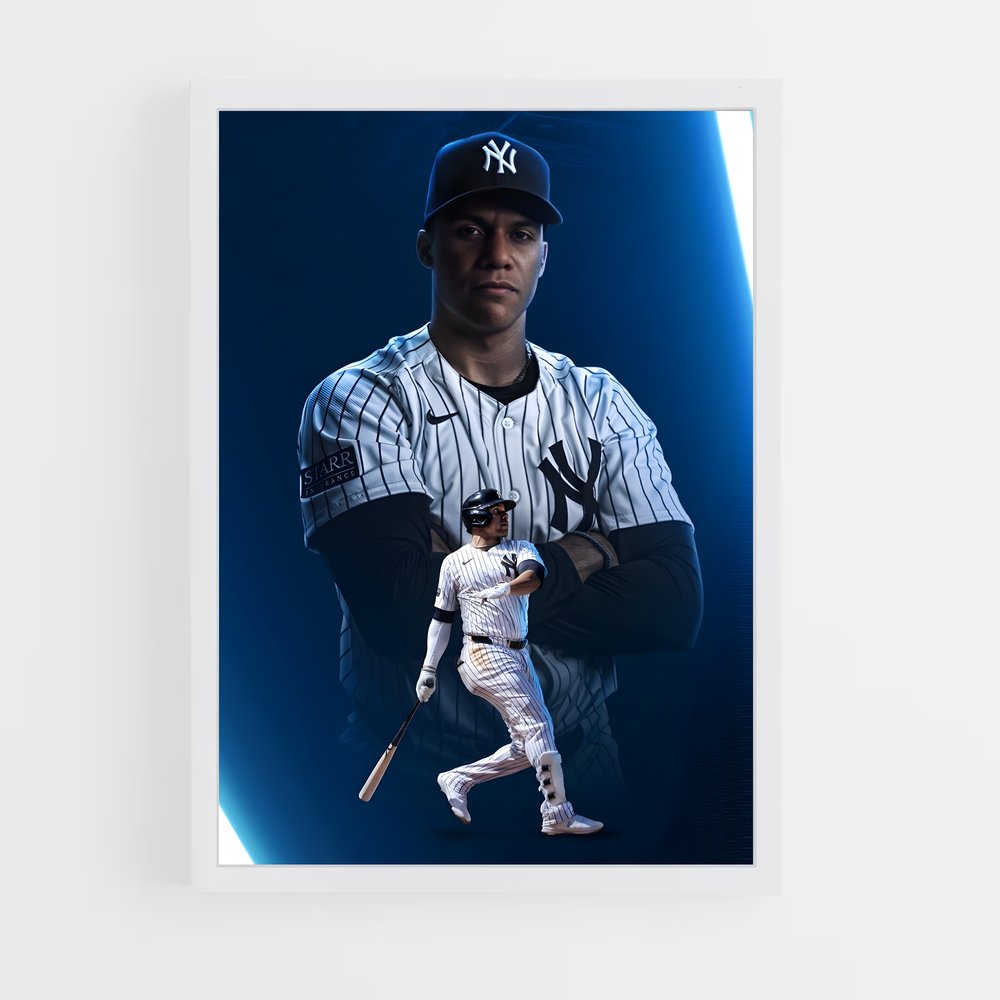 yankees-3 cadre Blanc