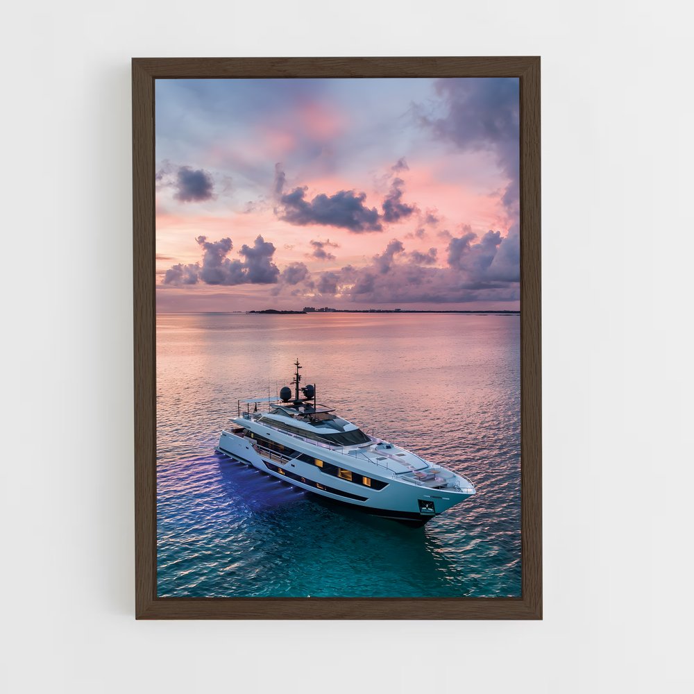 yatch-3 cadre Bois foncé