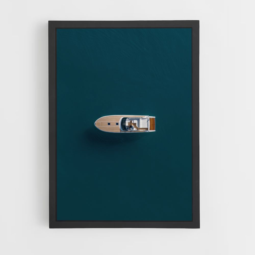 Poster Yacht Océan