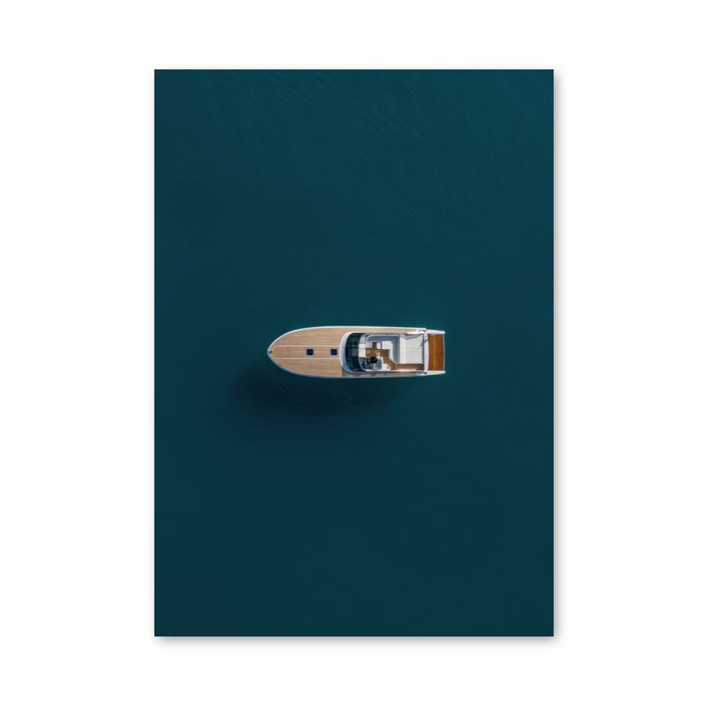 Poster Yacht Océan