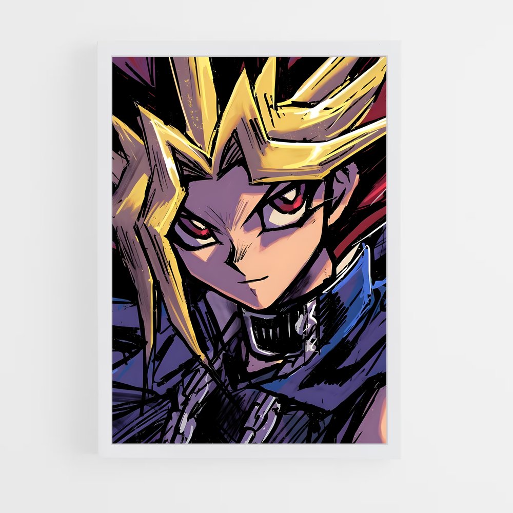 yu-gi-oh-10 cadre Blanc