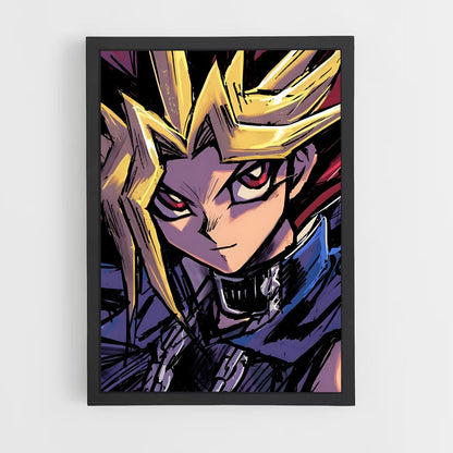 yu-gi-oh-10 cadre Noir