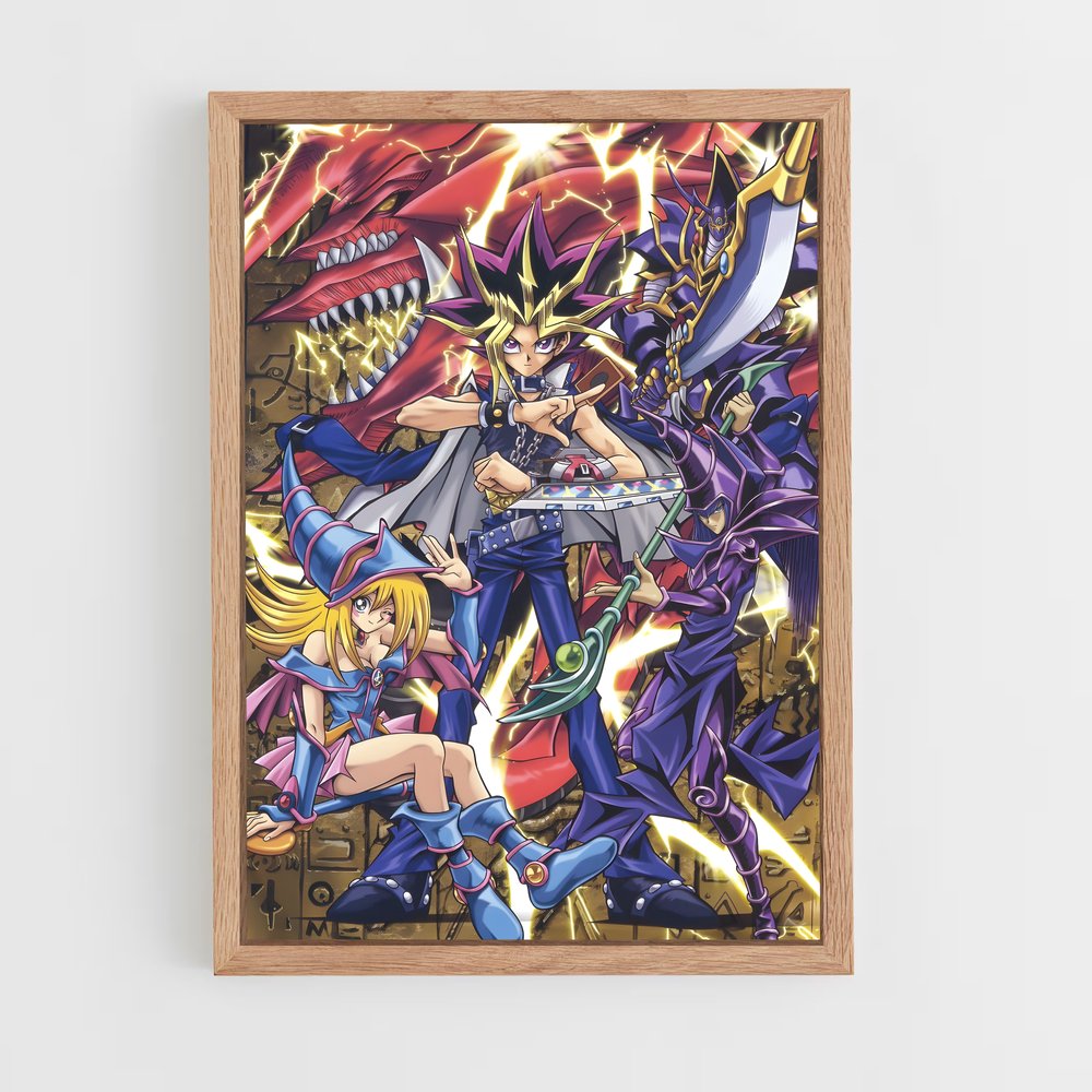 yu-gi-oh-15 cadre Bois clair