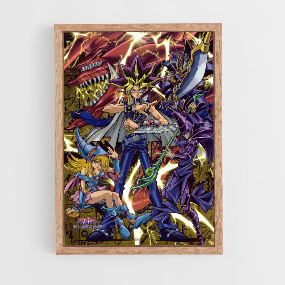 Poster Yu Gi Oh Monstres