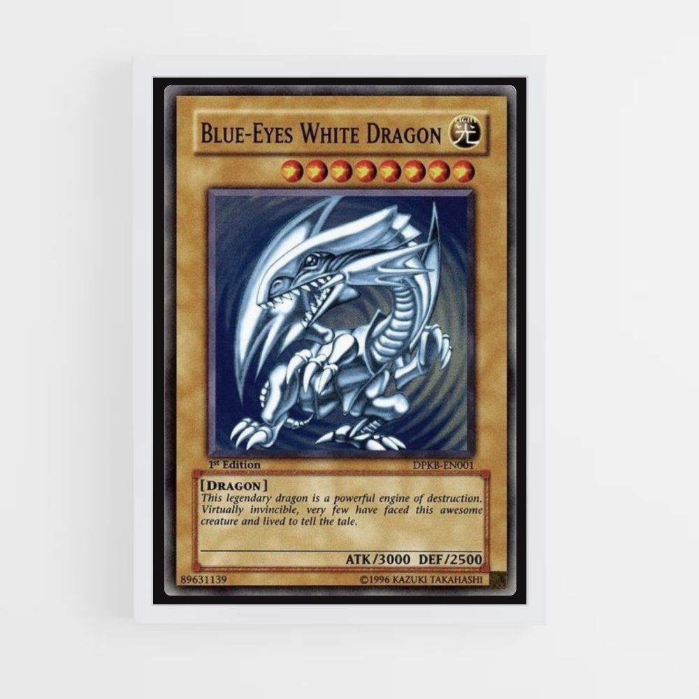 Poster Yu Gi Oh Cartes