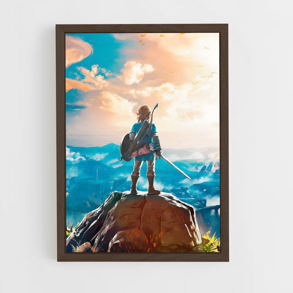 zelda-1 cadre Bois foncé