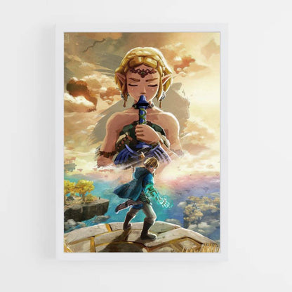 Poster Link Zelda Amour