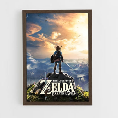 zelda-9 cadre Bois foncé