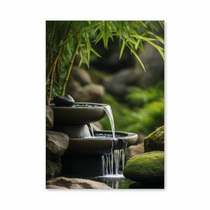 Poster Fontaine Zen