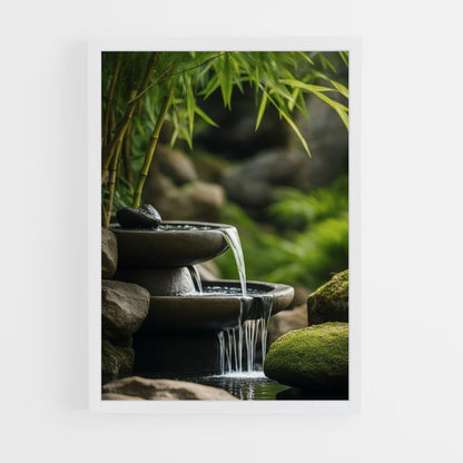 Poster Fontaine Zen