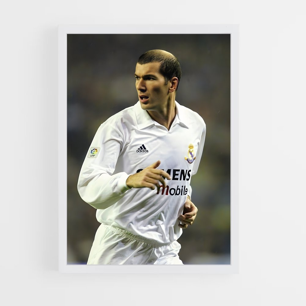 zidane-3 cadre Blanc