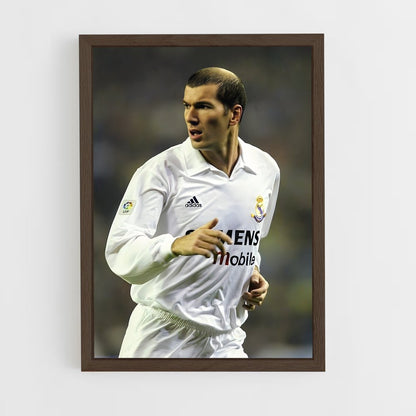 zidane-3 cadre Bois foncé