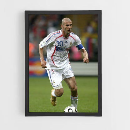 Poster Zinédine Zidane France