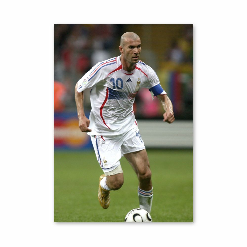 Poster Zinédine Zidane France