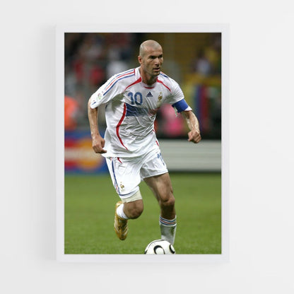 Poster Zinédine Zidane France