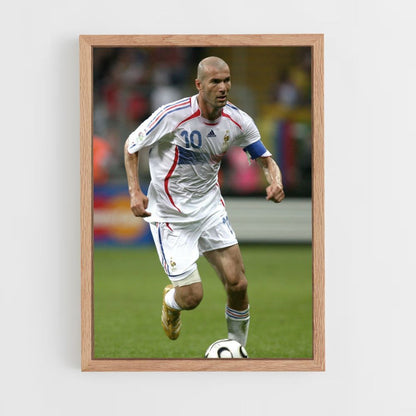 Poster Zinédine Zidane France